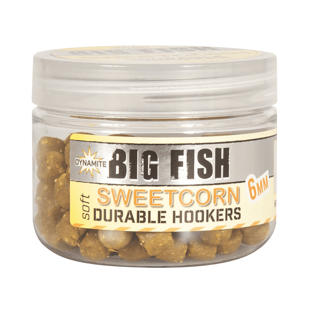 DURABLE HOOK PELLET 6MM SWEETCORN