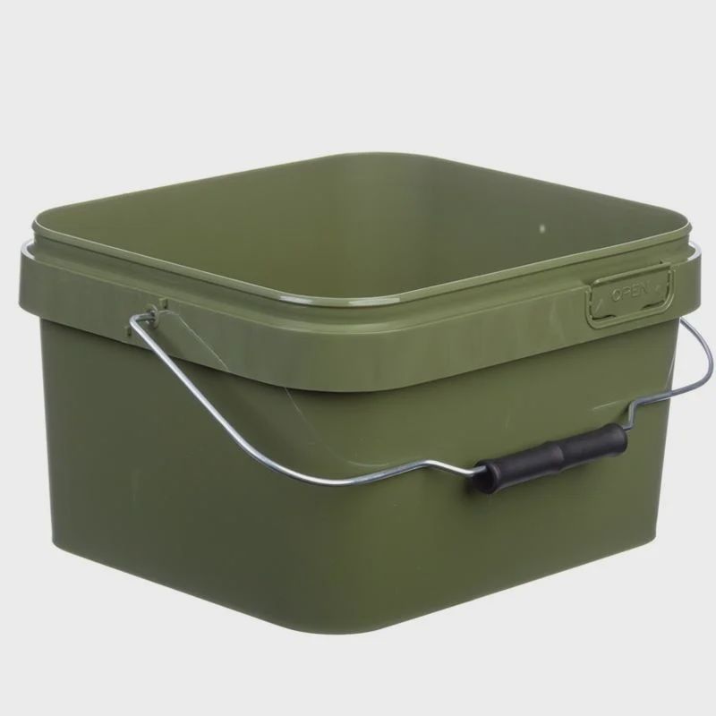 LEMCO GREEN SQUARE BAIT BUCKET WITH INSERT 10L