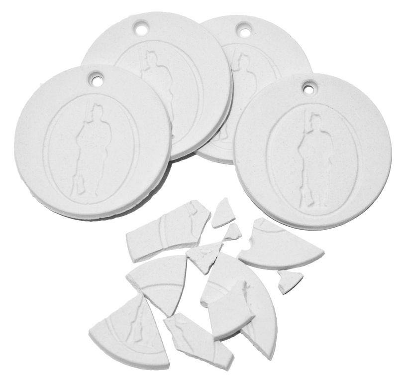 Chalk Targets Shoot-N-Smash 42mm Box of 50 by Bisley