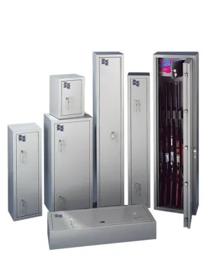 Gun cabinets and security