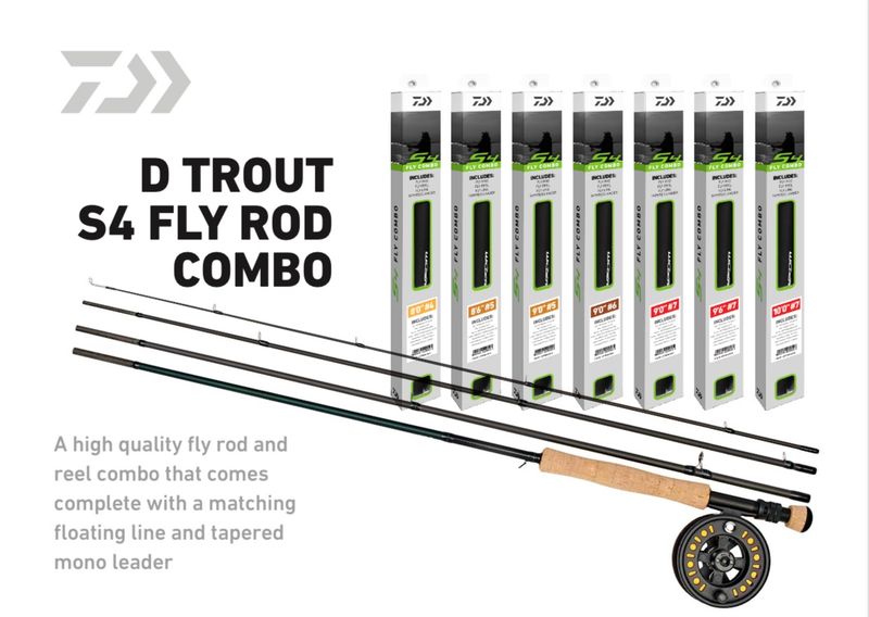 Daiwa S4 fly combo 9&#39;#7