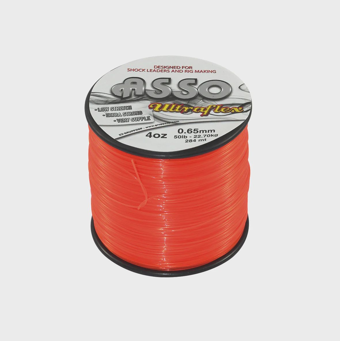 Asso Ultraflex 4oz, Size: 60lb, Colour: orange