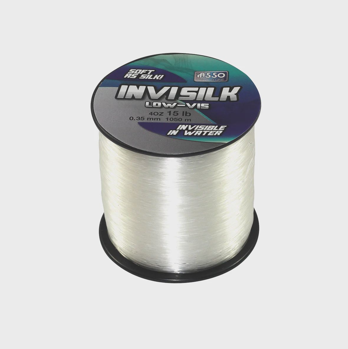 Asso Invisilk 4oz, model: 15lb, Colour: Clear