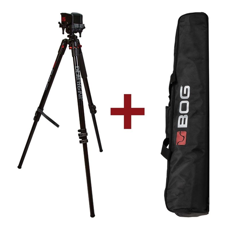 Bog Death Grip Clamping Aluminium Tripod + Free Carry Bag