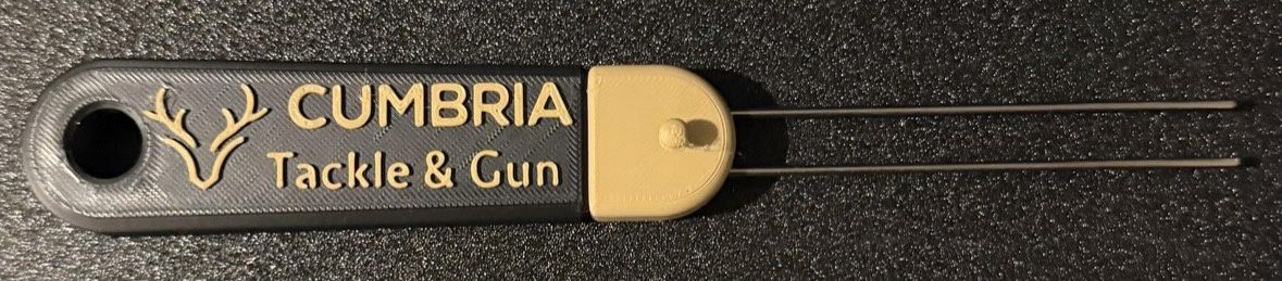 Cumbria Tackle And Gun multi purpose Bait needle, model: 2 Prong