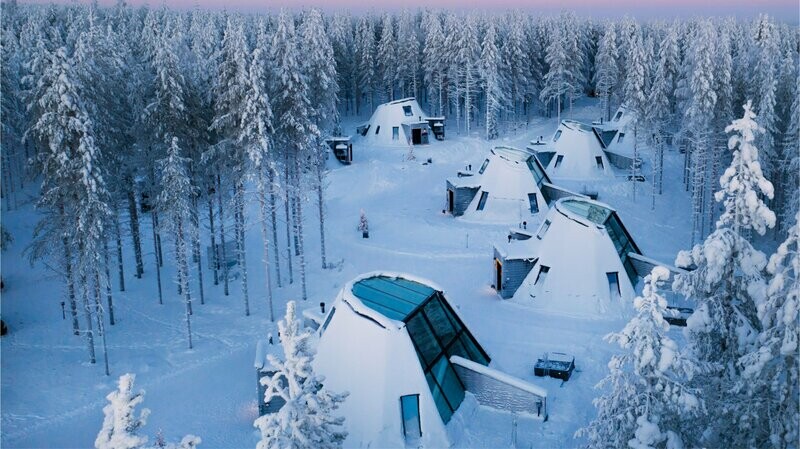 FINLANDE - ROVANIEMI - GLASS RESORT *****