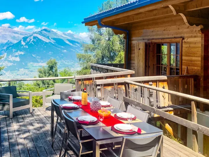 SUISSE  - VALAIS  - NENDAZ - MAISON DE VACANCES  ****