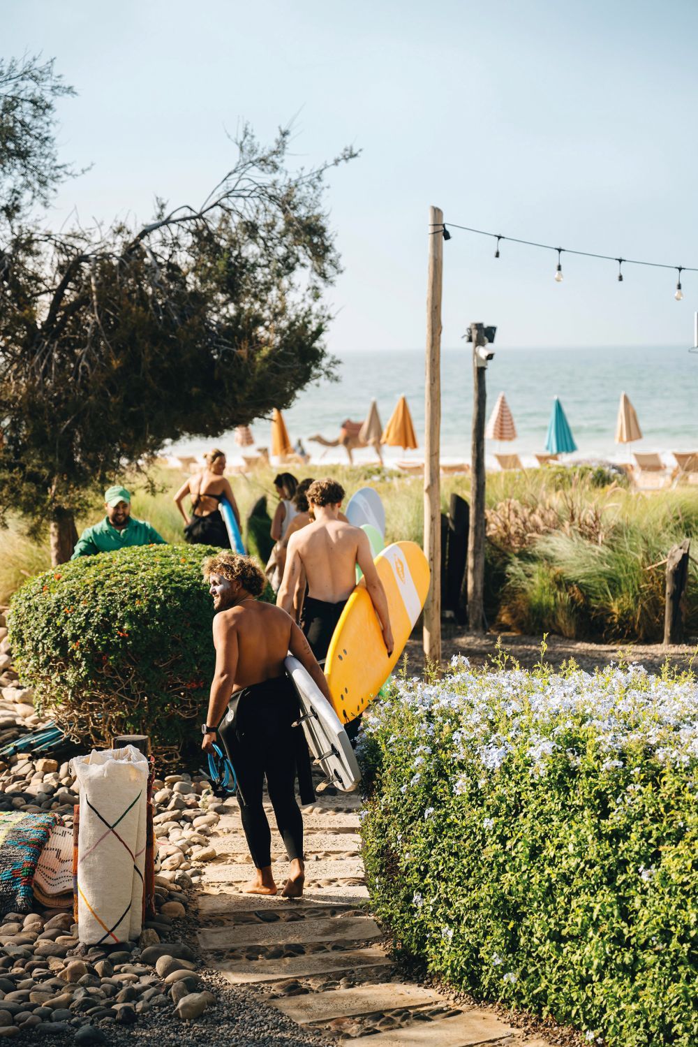 MAROC - TAGHAZOUT - PARADIS PLAGE SURF YOGA  **** SUP