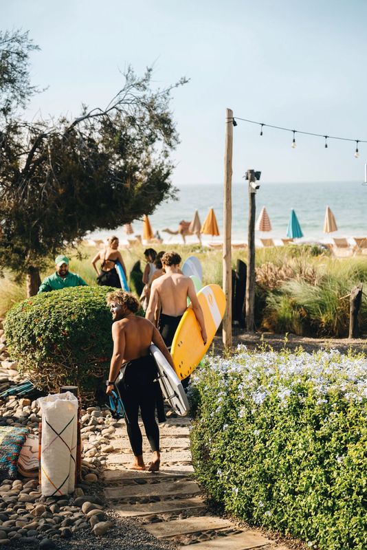 MAROC - TAGHAZOUT - PARADIS PLAGE SURF YOGA  **** SUP