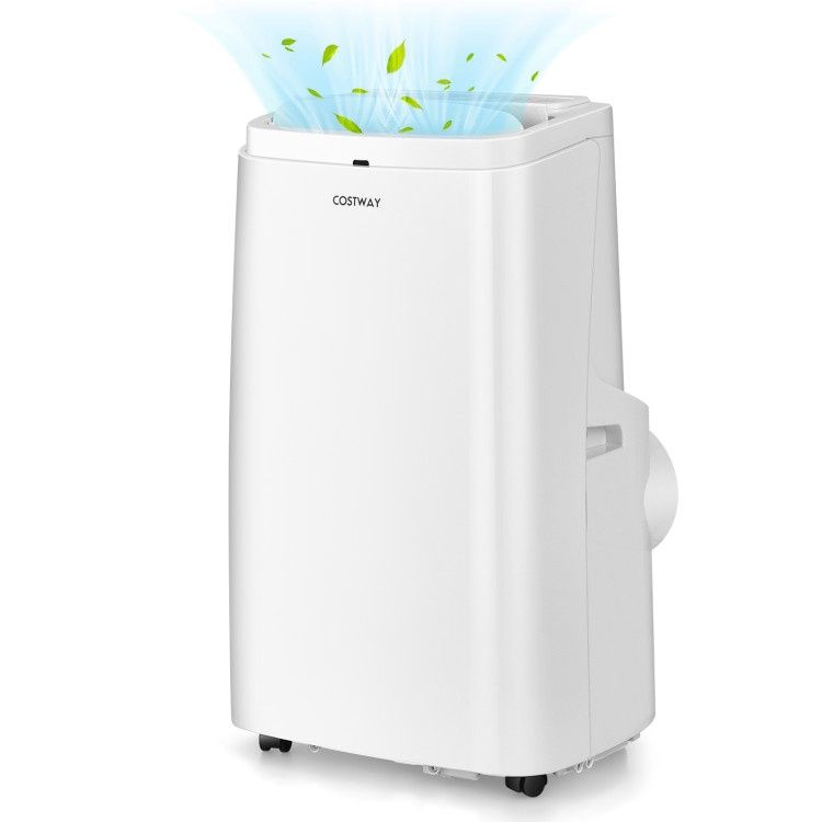 COSTWAY 12000 BTU 3-in-1 Portable Air Conditioner with Remote Control