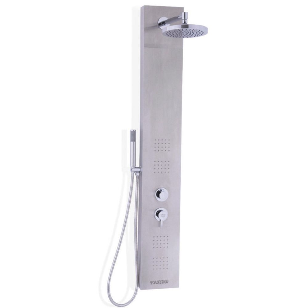 KOHLER 55"  Stainless Steel Shower Panel with Hand Shower
