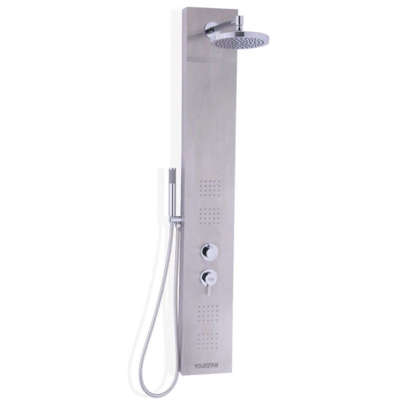 KOHLER 55"  Stainless Steel Shower Panel with Hand Shower