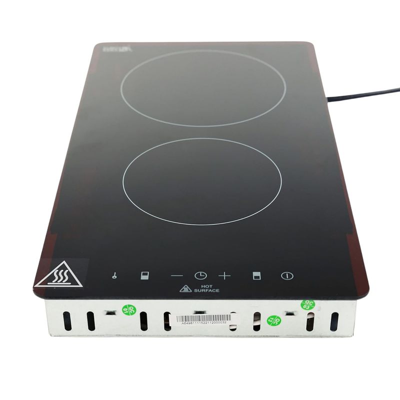 AVANTI 20″ Two Burner Electric Glass Cooktop