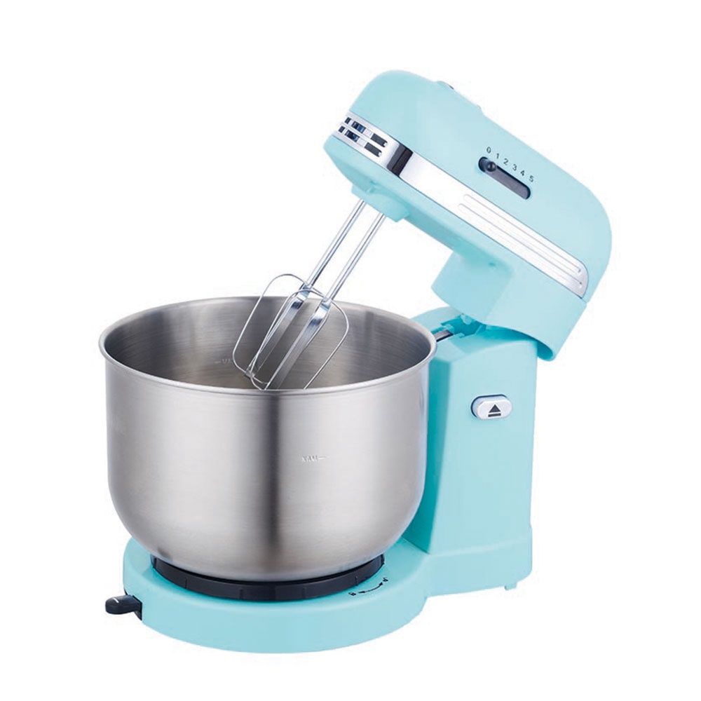 BRENTWOOD  3 QT Retro stand Mixer in Blue