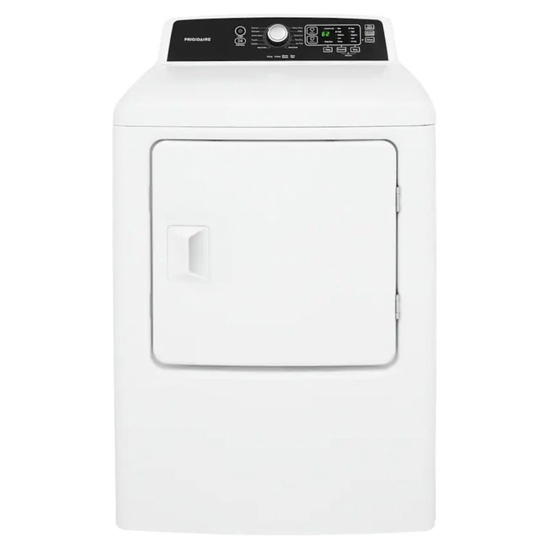 FRIGIDAIRE 27" 6.7 CuFt Front Load Electric Dryer in White