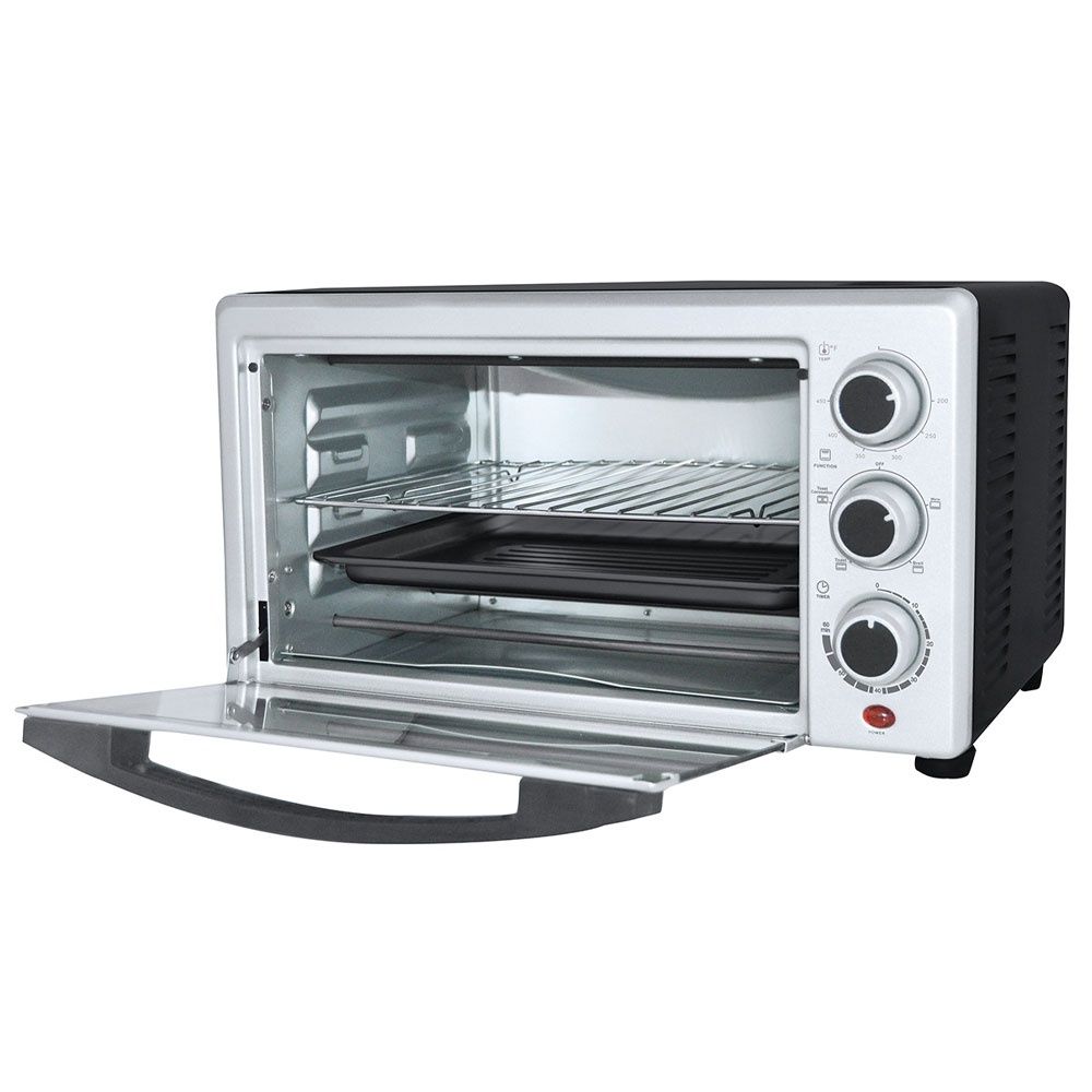PREMIUM LEVELLA 0.7 CuFt 6-Slice Toaster Oven Silver