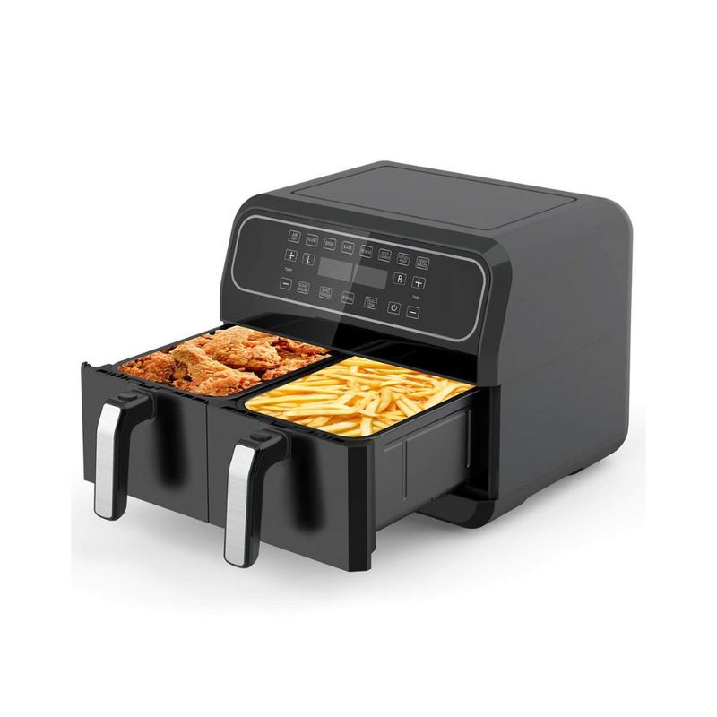 PREMIUM LEVELLA  8-in-1 / 8 qt Digital Air Fryer Oven 2-Baskets