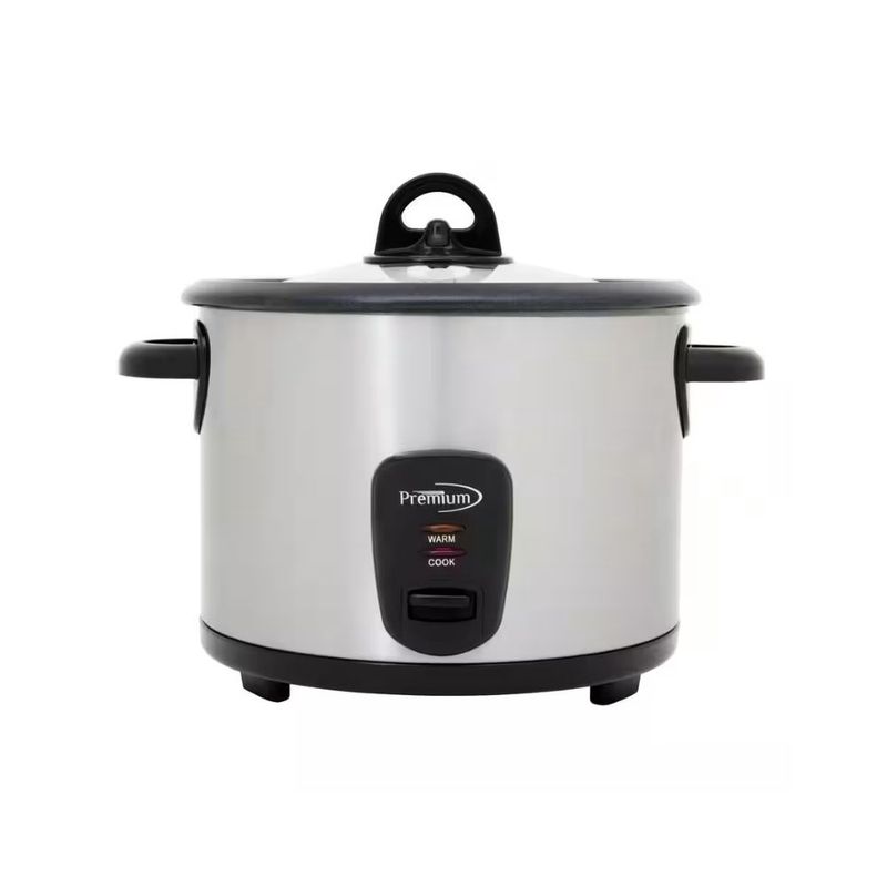 PREMIUM LEVELLA Deluxe 16-Cup Stainless Steel Rice Cooker