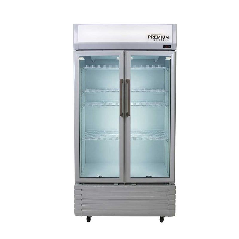 PREMIUM LEVELLA 21 CuFt Double Glass Door Refrigerator