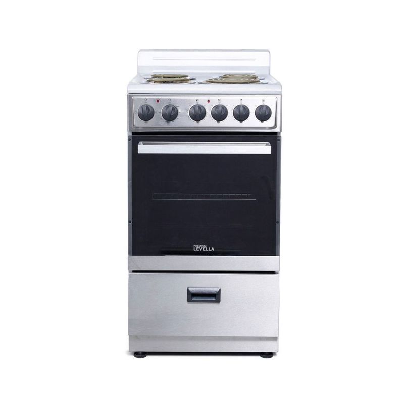 PREMIUM LEVELLA 20 in Electric Range 220V 4-Burner Single Oven