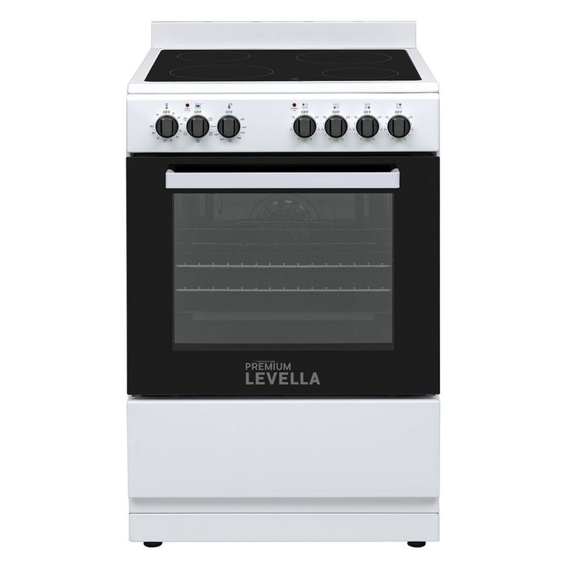 PREMIUM LEVELLA Electric Range 24'' Vitroceramic Stove 220V White