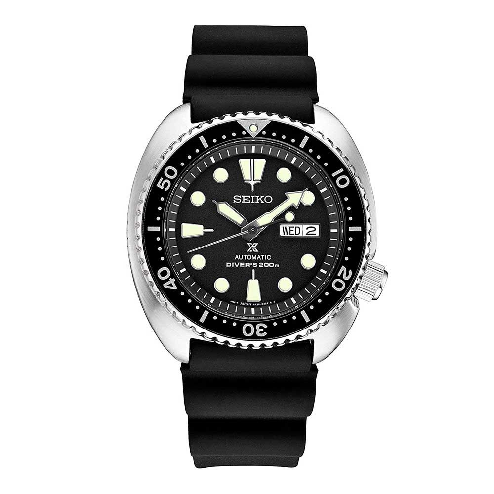 SEIKO 45mm Men's Prospex Watch in Black &amp; Stainless Steel