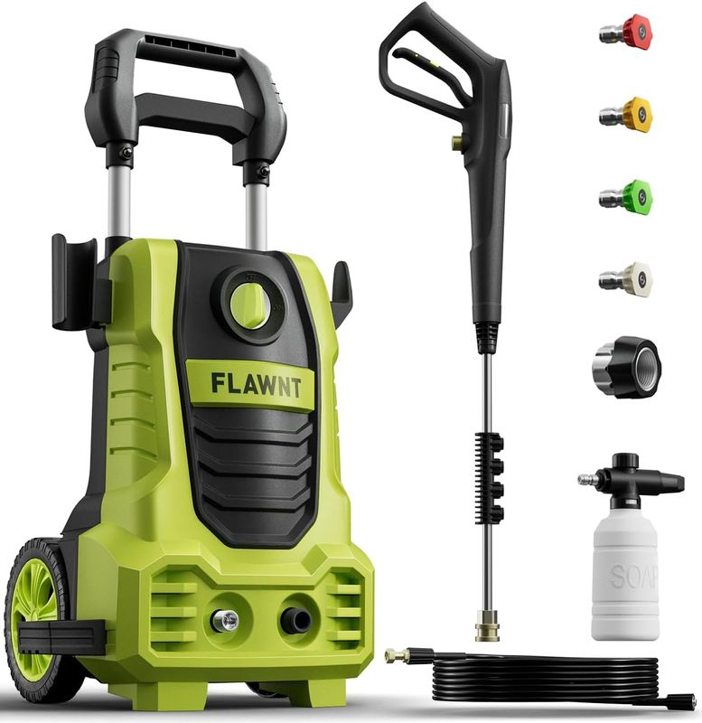FLAWNT Electric Pressure Washer, 26 FT Hose, 2030 PSI