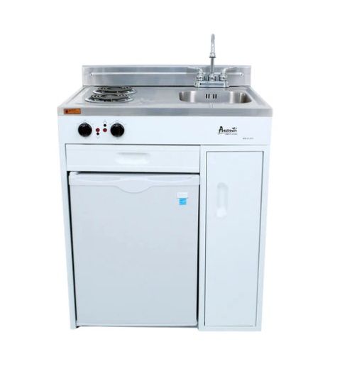 AVANTI 30" Compact Kitchen With Mini Fridge