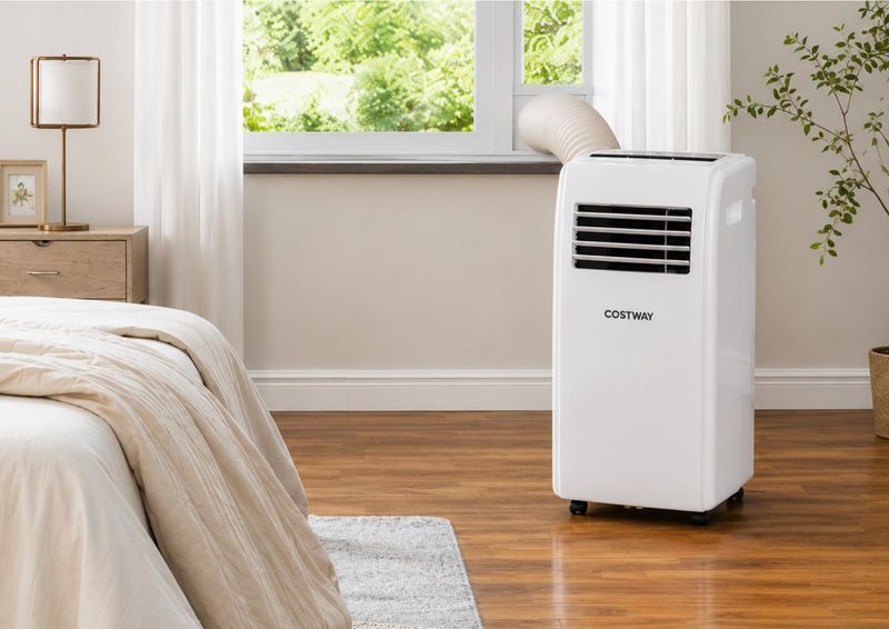 Costway 12000 BTU 3-in-1 Portable Air Conditioner with Remote Control