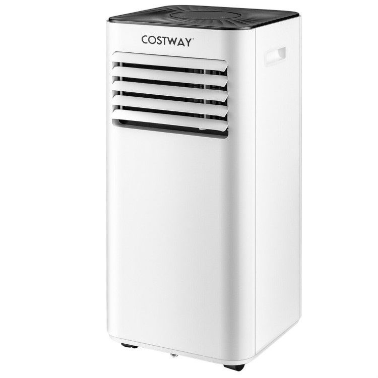 COSTWAY 10000 BTU Portable Evaporative Air Cooler Dehumidifier with 24H Timer White