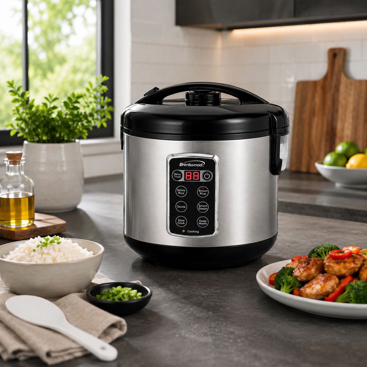 BRENTWOOD 7 Function Smart Rice Multi Cooker
