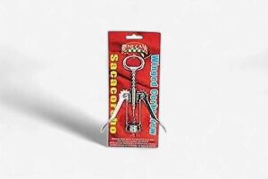 BENE CASA Silver Chrome Wing Corkscrew
