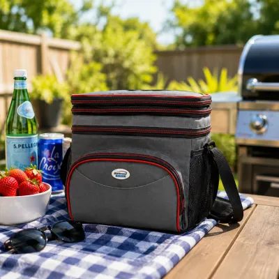 Brentwood Kool Zone Insulated Bag Cooler, 6-Can Capacity, Expandable Top, BPA-Free Hard Plastic Liner, Padded Shoulder Strap, Assorted Colors (CB-601) Brentwood Kool Zone Insulated Bag Cooler, 6-Can Capacity, Expandable Top, BPA-Free Hard Plastic Liner, Padded Shoulder Strap, Assorted Colors (CB-601)