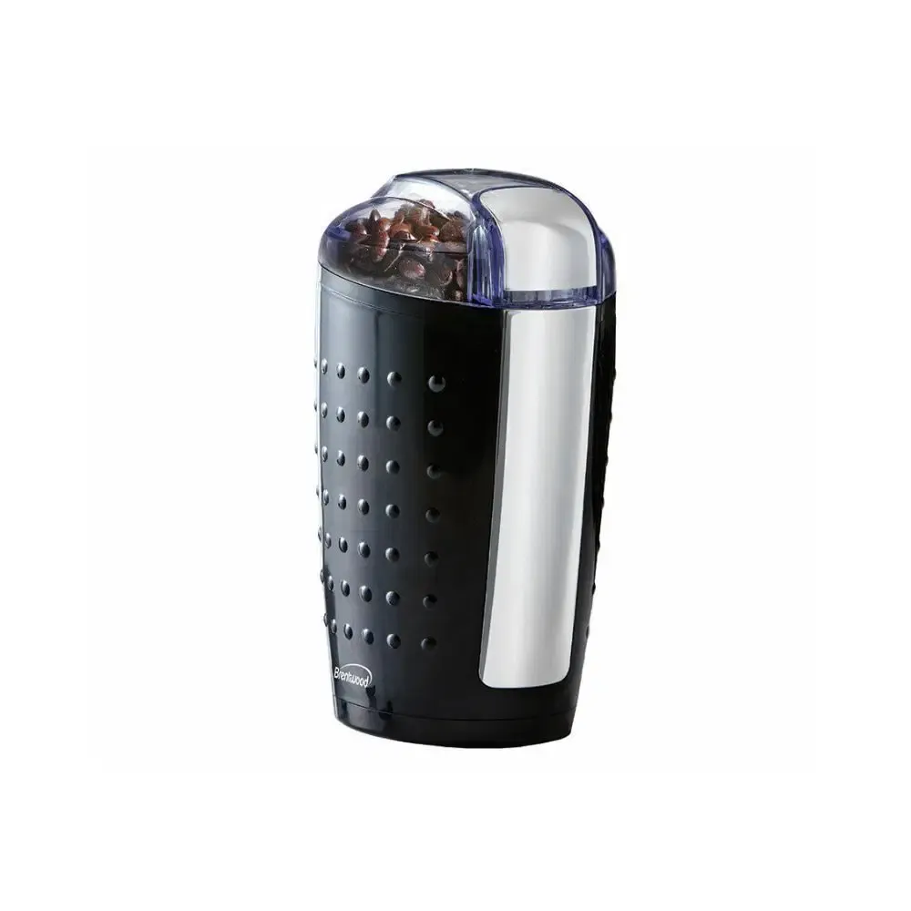 Brentwood Coffee and Spice Grinder, 4 oz Capacity, 150-Watt Motor, Stainless Steel Blades, Black (CG-158B), Color: Black