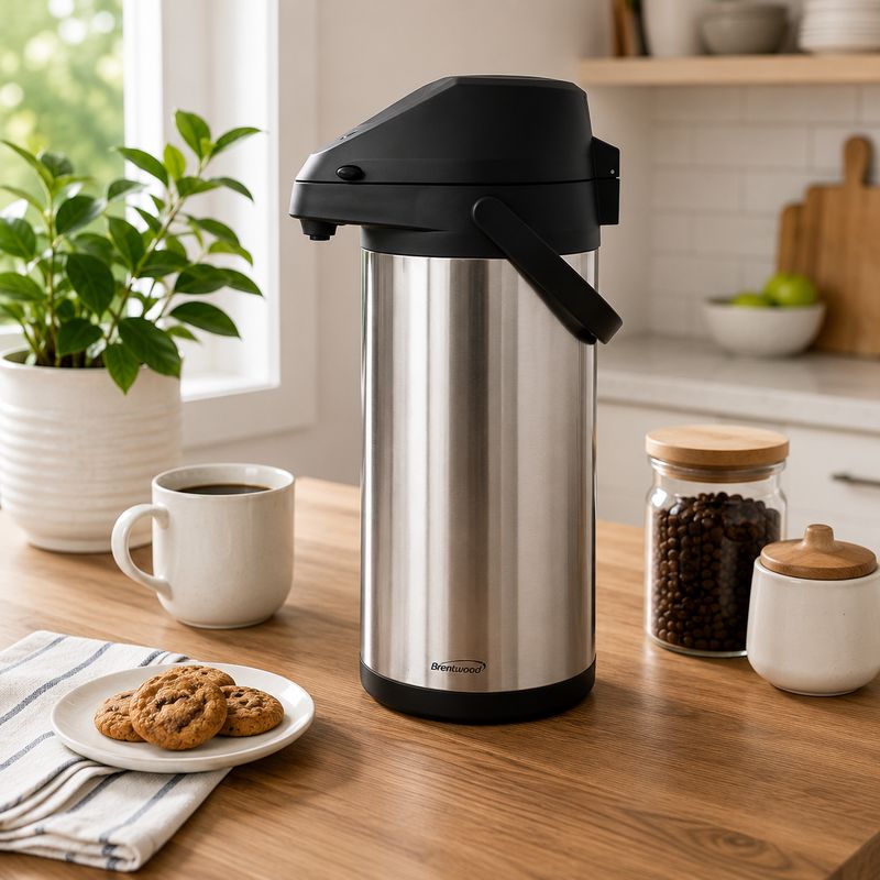 BRENTWOOD 3.5L Airpot Hot &amp; Cold Drink Thermo Dispenser