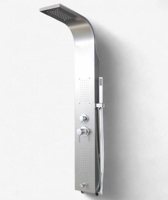 COSTWAY Stainless Steel Shower Panel with Hand Held Shower Head
