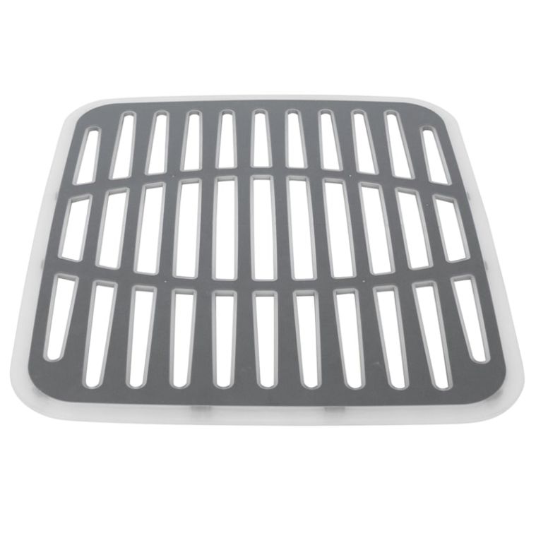 SPECTRUM CORA SINK MAT – CLEAR/GRAY – SMALL &amp; LARGE – MODELS A25712 / A25812, Size: Small