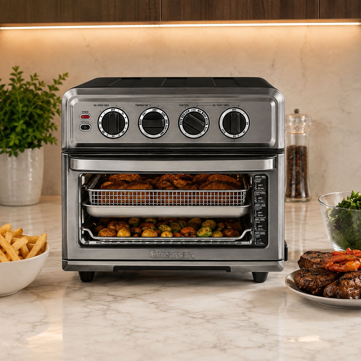 Cuisinart AirFryer Oven with Grill TOA-70BKS