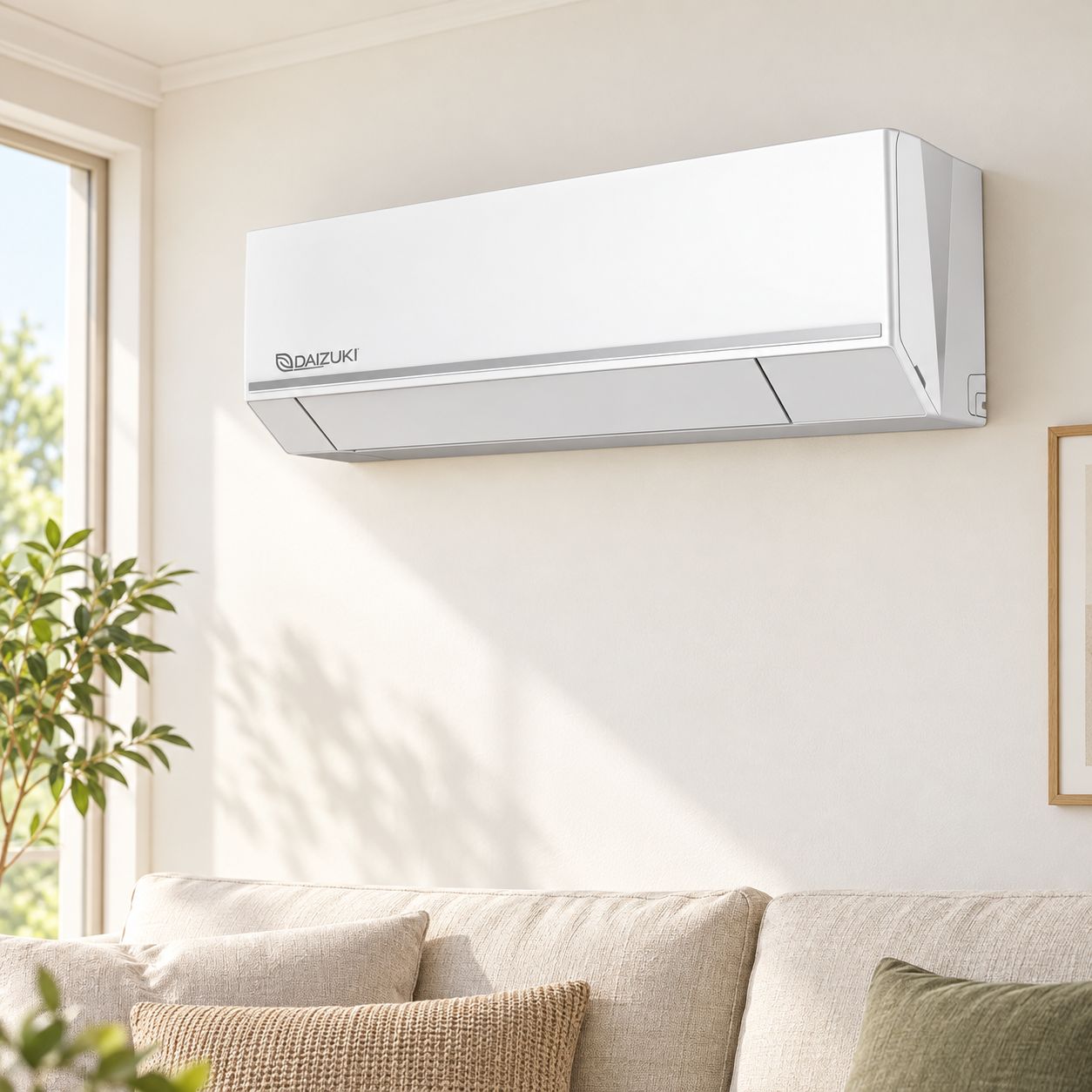DAIZUKI 18,000 BTU HIGH-WALL MINI SPLIT INDOOR UNIT, FULL DC INVERTER, 208–230V, HEAT PUMP, R410A, WI-FI READY – DXMH18E426-20   , 2-Year Factory Warranty on Parts &amp; 5 Years on the Compressor