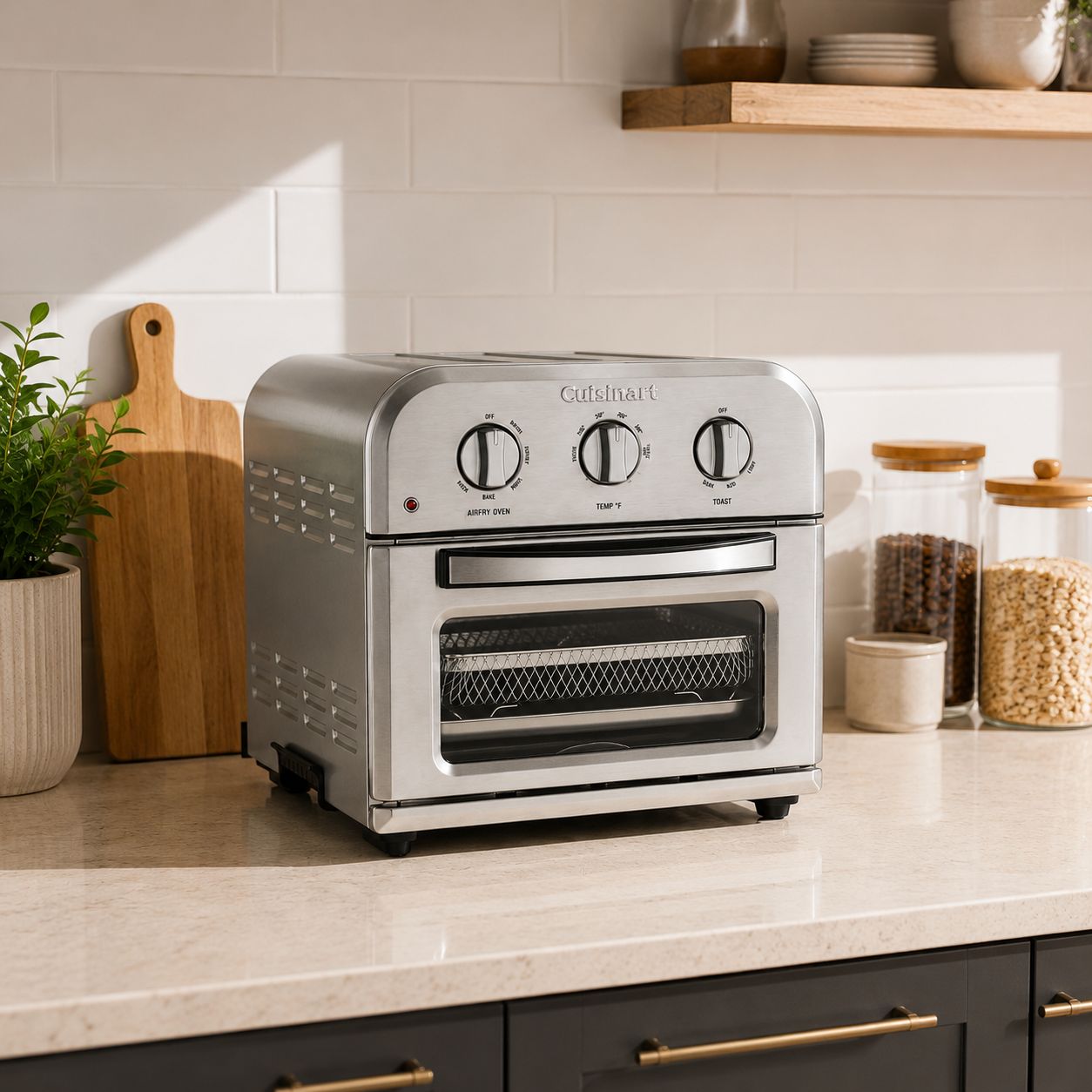 Cuisinart Compact AirFryer/Convection Toaster Oven TOA-26
