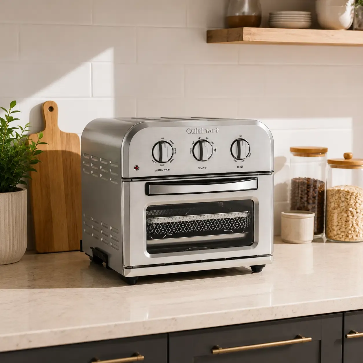 Cuisinart Compact AirFryer/Convection Toaster Oven TOA-26