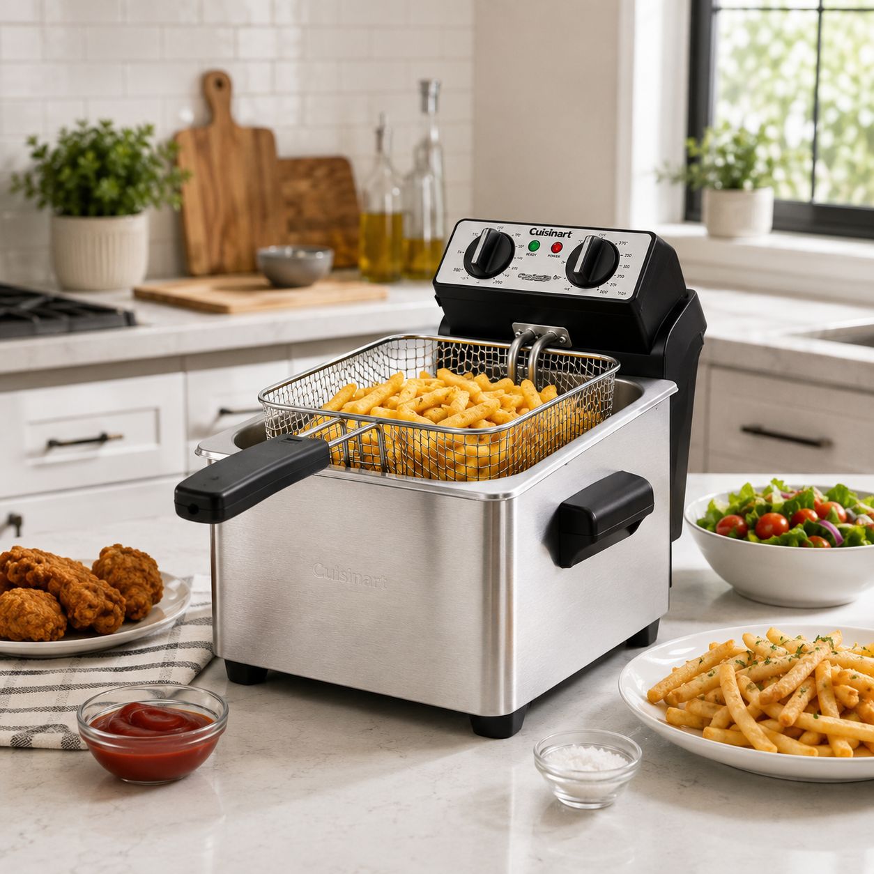 Cuisinart CDF-200P1 Professional Deep Fryer, 1 gallon, Stainless Steel