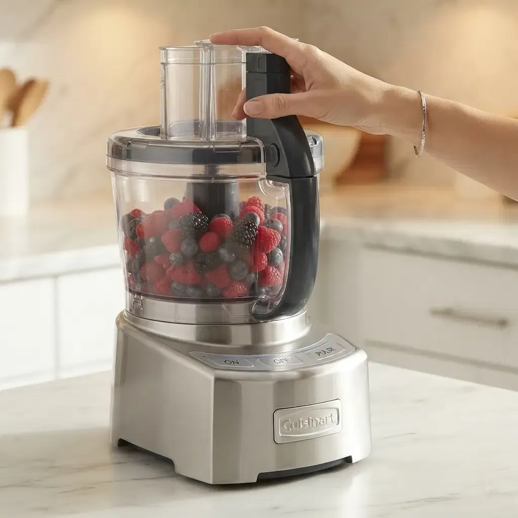 Cuisinart CFP-24DCNPC Elite Collection 12-Cup Die Cast Food Processor with Stainless Blades