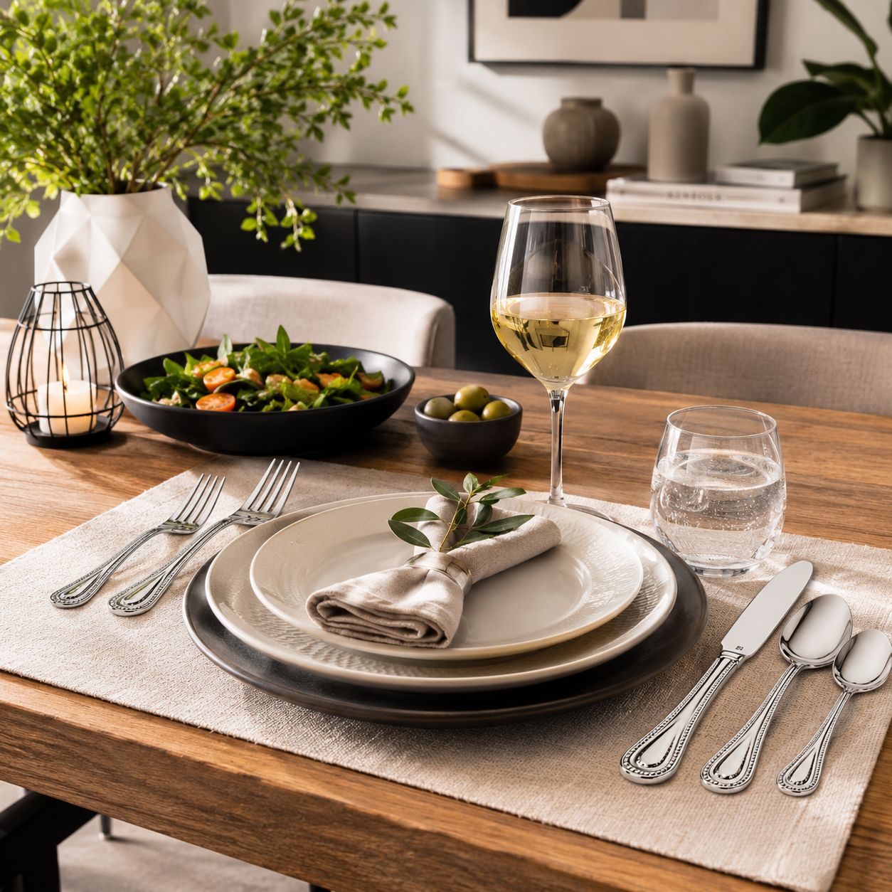 Cuisinart 20 Piece Fampoux Flatware Set CFE-FP20