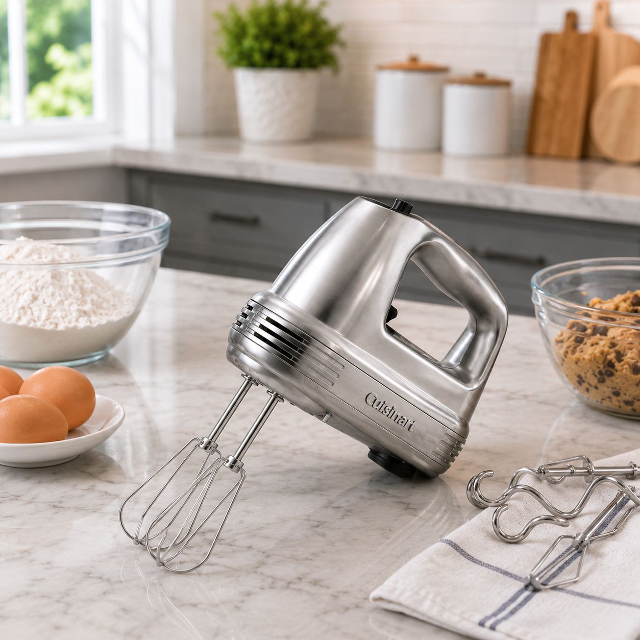 Cuisinart HM-90BCS Power Advantage Plus 9-Speed Handheld Mixer with Storage Case