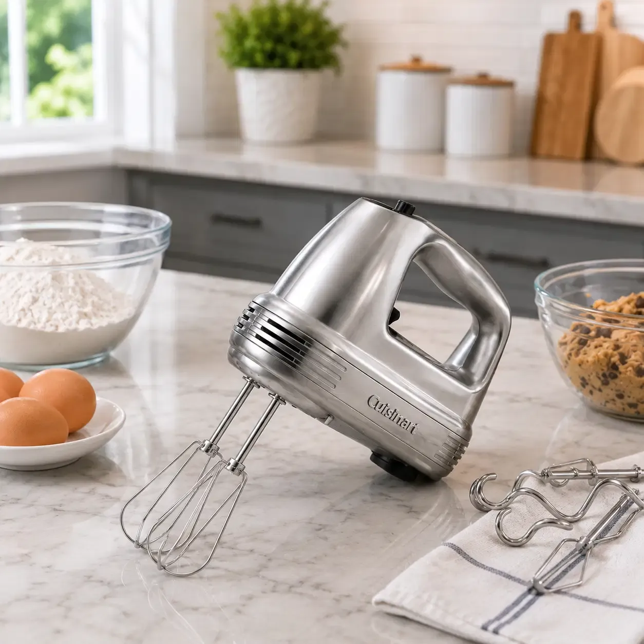 Cuisinart HM-90BCS Power Advantage Plus 9-Speed Handheld Mixer with Storage Case