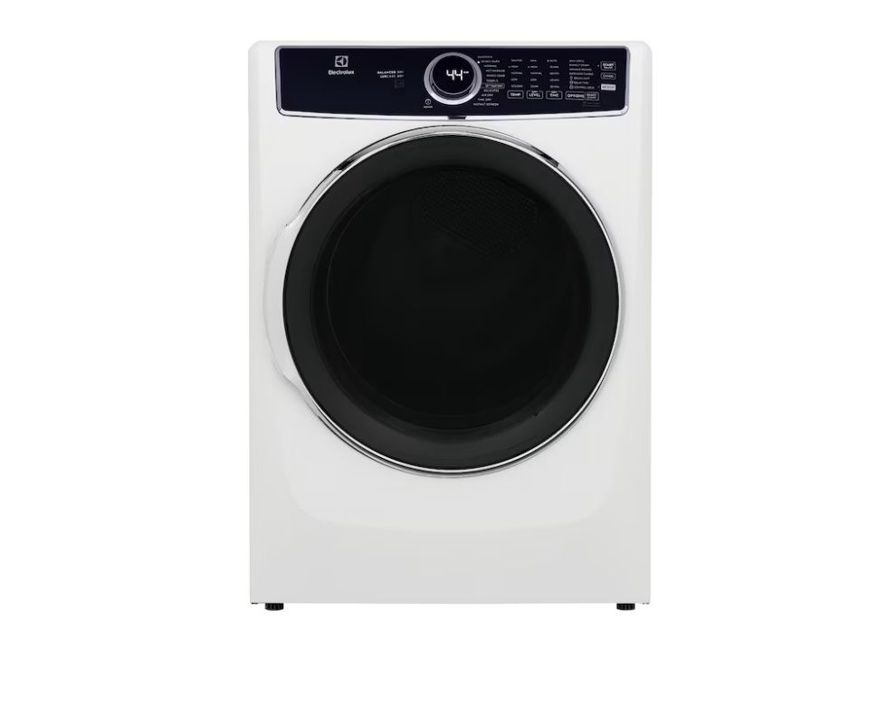 ELECTROLUX  8 CuFt Electric Dryer Front Load Steam Dryer in White