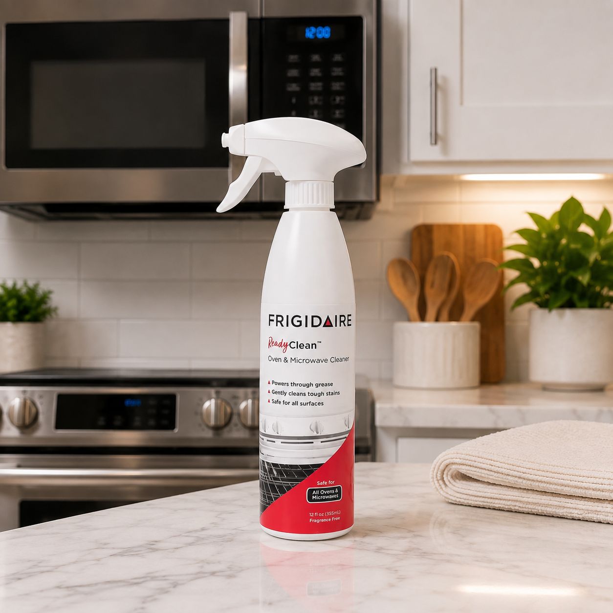 Frigidaire ReadyClean Oven and Microwave Cleaner - Plant-Based Scratch-Free Formula, 12 Oz. (5304508689)