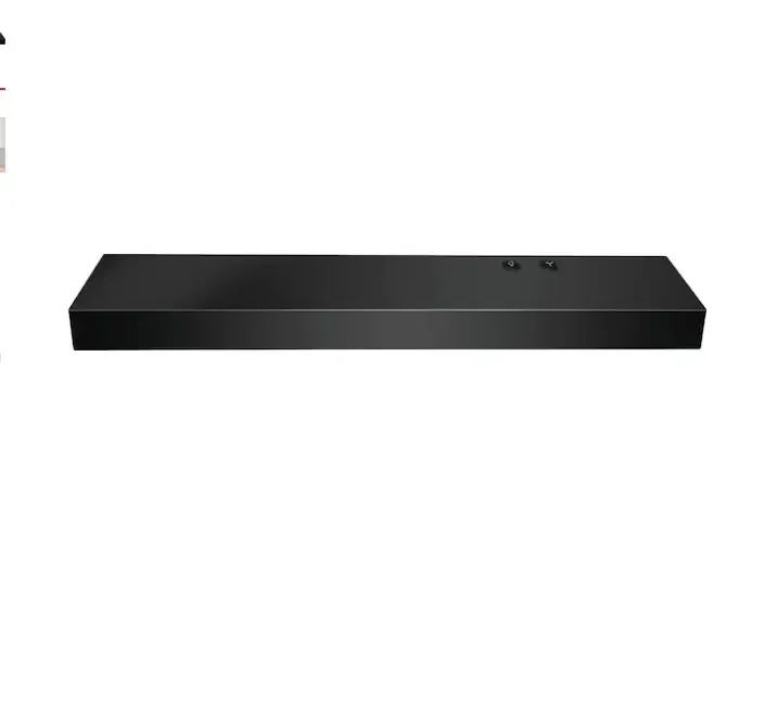 Frigidaire 30" Under-Cabinet Convertible Range Hood, 220 CFM, 2-Speed Fan, Ducted or Ductless, Stainless Steel (FHWC3025MS), Color: BLACK