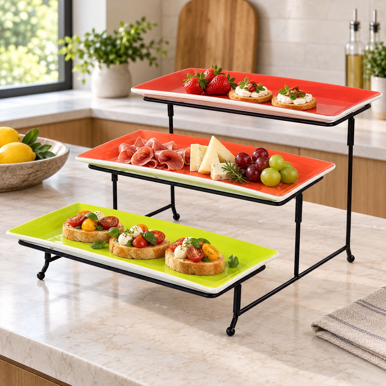 Gibson Home Gibson Serving Tray, None, Assorted 127288.04